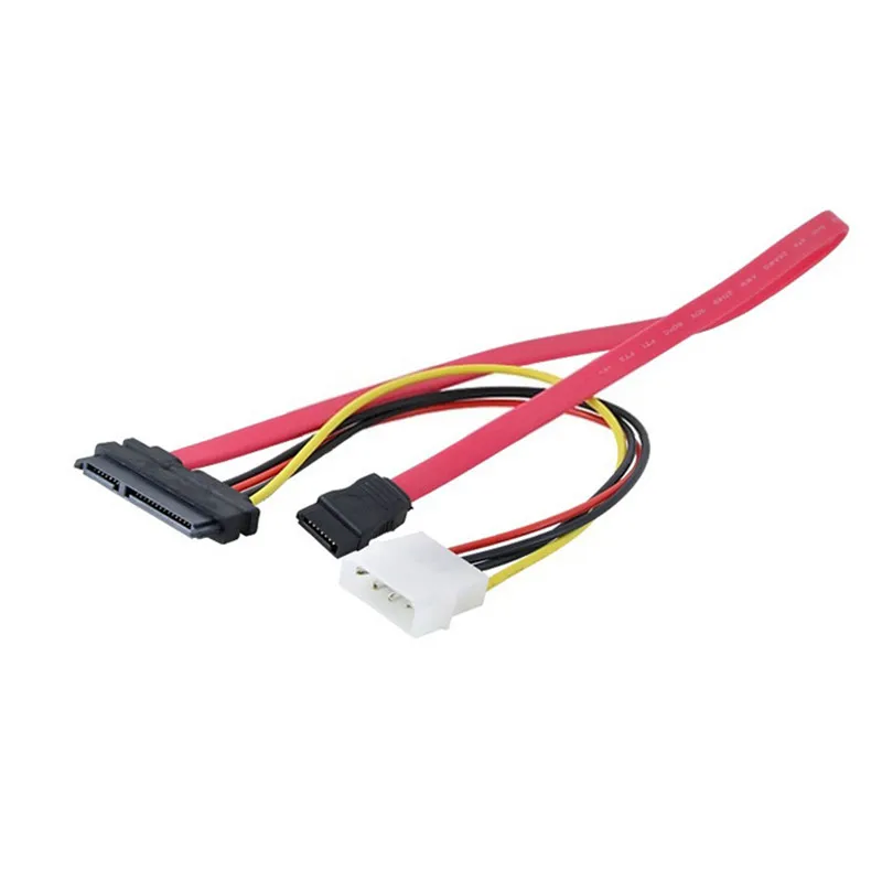 SATA 22pin 7 + 15pin Female к 7Pin кабель с Molex IDE 4Pin питания 0 5 м/50 см|sata 7pin|sata 22pin4pin power cable |