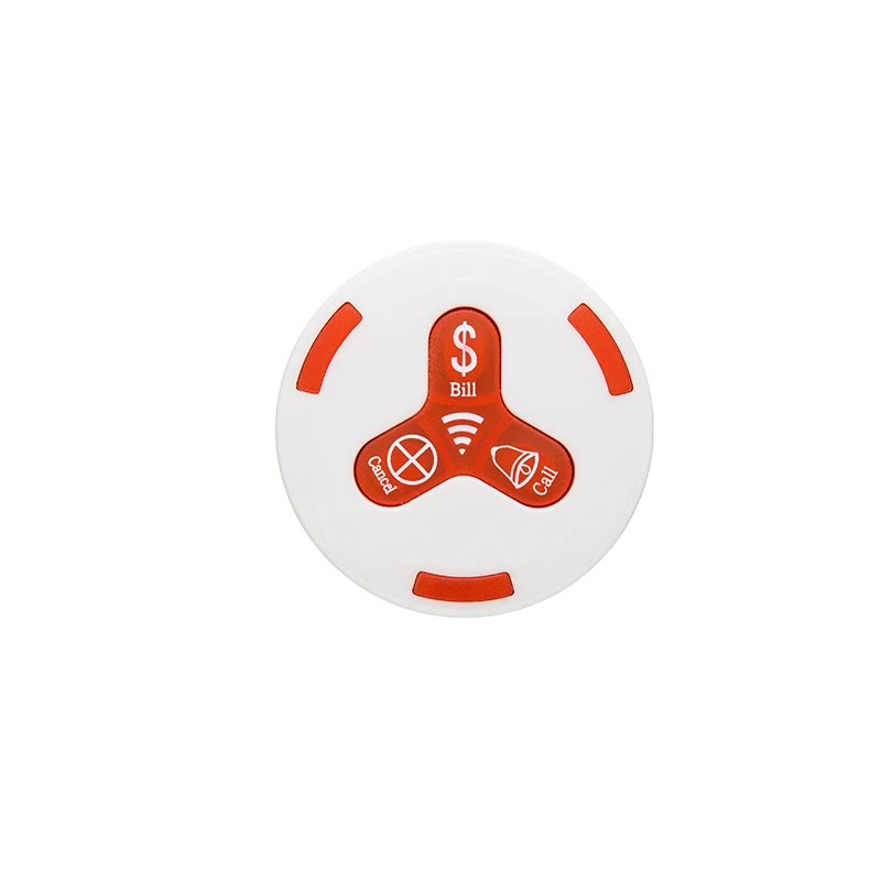 Mindewin 10pcs Waterproof Restaurant Pager Call Transmitter Button Wireless Calling System 433MHz Catering Equipment | Компьютеры и