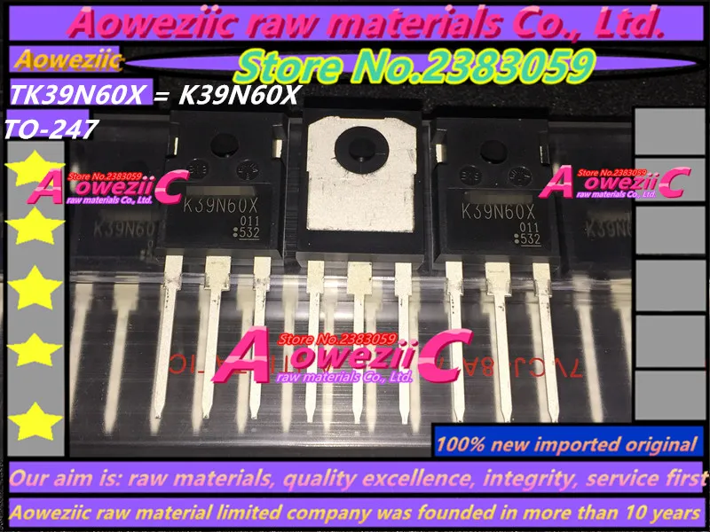 100% новый импортный оригинальный TK39N60W K39N60W TK39N60X K39N60X TK39N60W5 K39N60W5 TK39J60W K39J60W TK39J60W5 TO-247 |