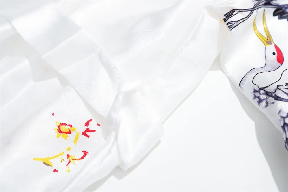 Белый летний женский свадебный халат невесты для взрослых женщин ночная рубашка