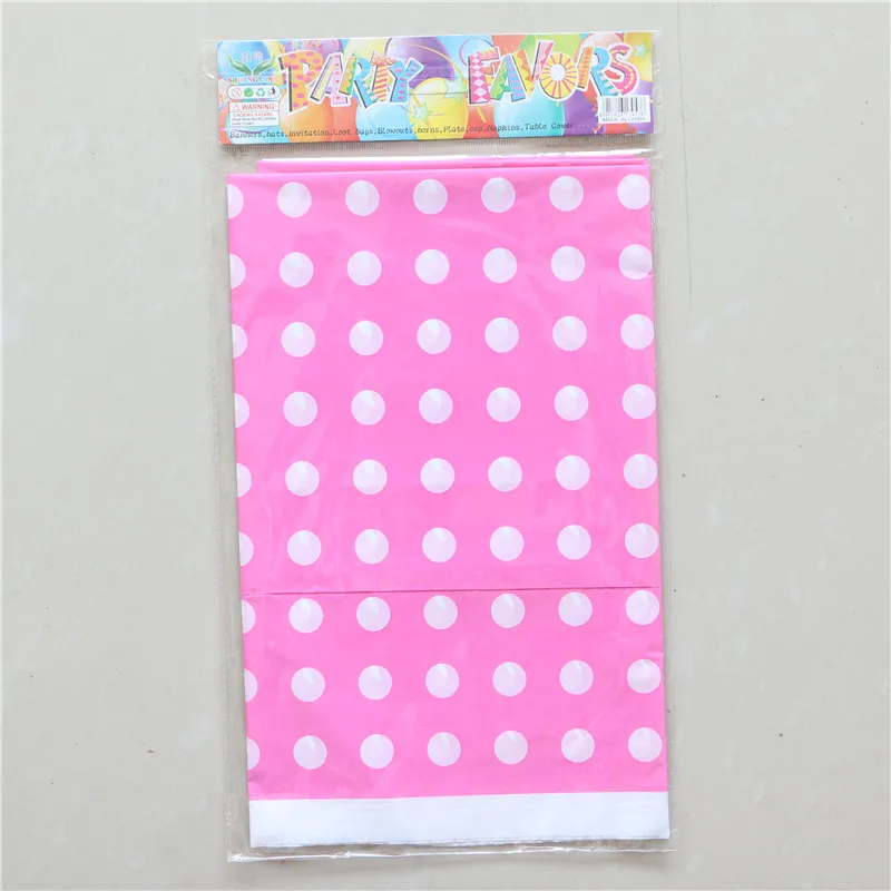 Розовый горошек тематическая вечеринка на день рождения поставки одноразовые