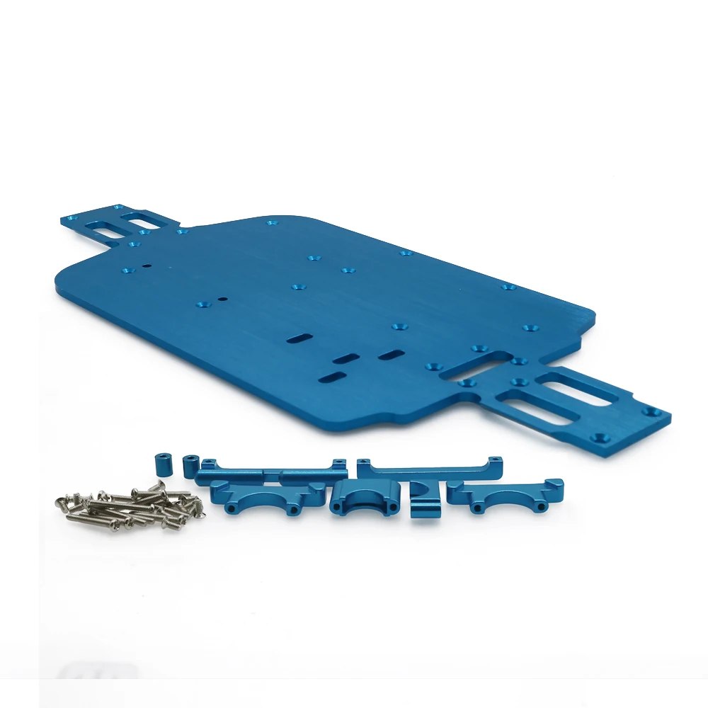 Металлическая пластина шасси V2 для радиоуправляемого хобби модель автомобиля 1/18