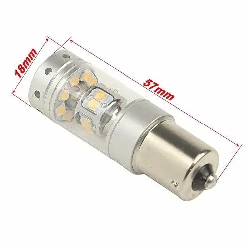 Бесплатная доставка 2x6000K Белый 1156 P21W 140 Вт Мощные чипы Светодиодный лампа
