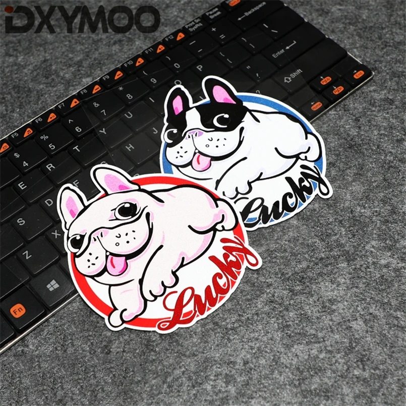 

Dog Lucky Car Styling and Decals Reflective Warning Animal Family Pet Laptop Decorate Stickers DIY 3M