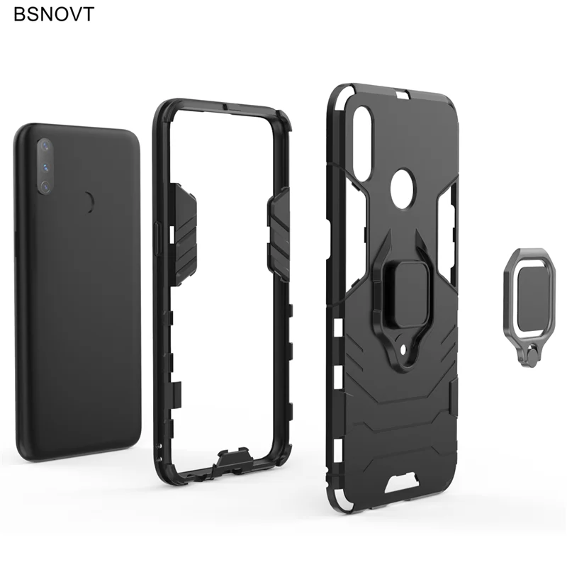 Чехол Realme 3 для OPPO противоударный чехол кольцо на палец магнитный держатель