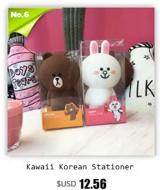 3 шт./партия Kawaii креативный мультфильм 6 цветов короткая и толстая шариковая ручка милые школьные канцелярские принадлежности