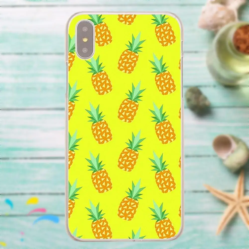 Чехол из ТПУ с узором для Huawei G7 G8 Honor 5A 5C 5X6 6X7 8 V8 Mate 9 P7 P8 P9 P10 Lite Plus ананас искусство
