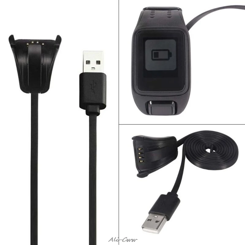 Зарядное устройство с USB портом и кабелем для зарядного устройства TomTom Spark
