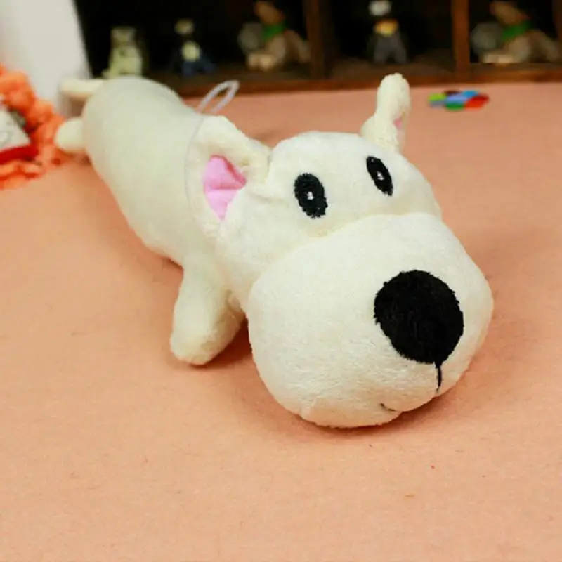Рождество Pet щенок Плюшевые Звук Пёс из мультфильма Форма жевать игрушка
