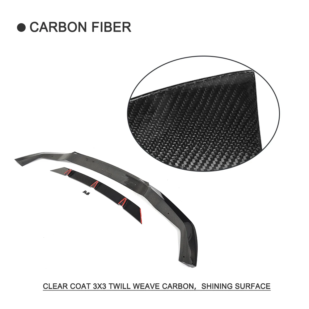 Carbon Fiber Car Racing Front Bumper Lip Spoiler for BMW F87 M2 Base Coupe 2 Door 2016 2017 | Автомобили и мотоциклы
