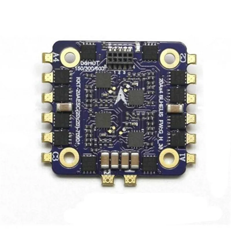 Контроллер полета LDARC/Kingkong 20*20 мм 2 слоя KK Flytower 12A 20A BLheli_S ESC & BETAFLIGHT F4 с OSD для RC