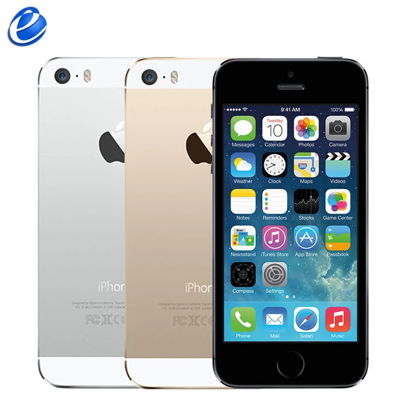 

Original Unlocked Apple iPhone 5S with fingerprint Cell Phones iOS 4.0" IPS GPS 8MP 16GB/32GB Used Mobile Phone genuine iphone5s