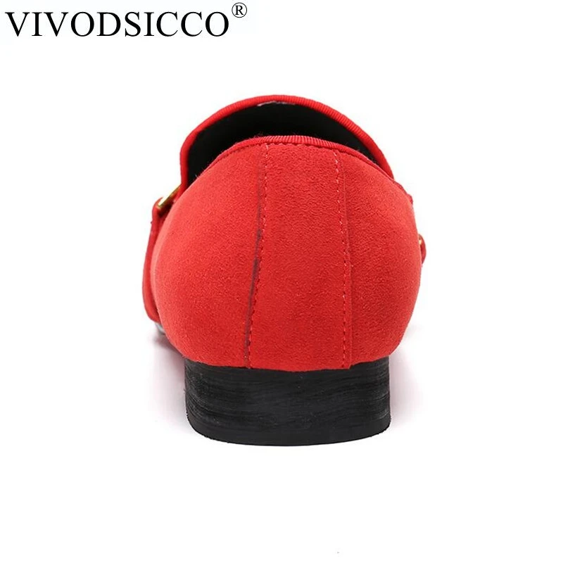 VIVODSICCO новые мужские бархатные Лоферы для вечерние НКИ свадебные туфли