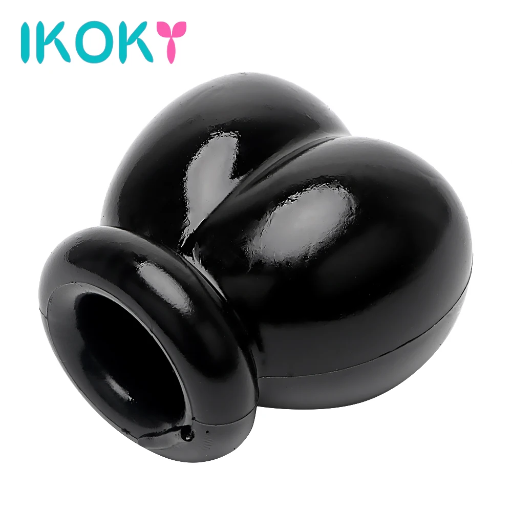 Кольца для пениса IKOKY муфта мошонки связывание интимные игрушки мужчин клетка