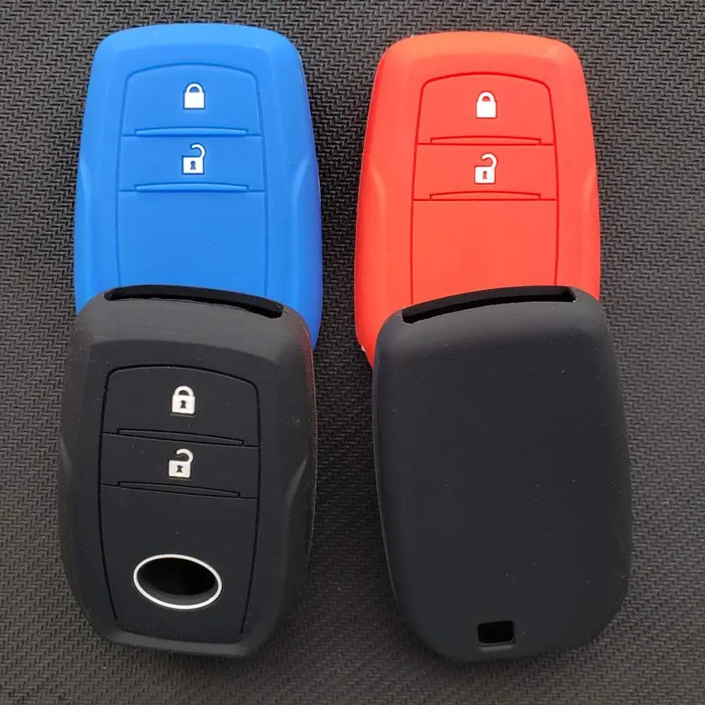 Силиконовый аксессуар для Toyota Smart Remote Holder Cover Zelas Innova Hilux Fortuner Camry Corolla Cruiser Prado 2