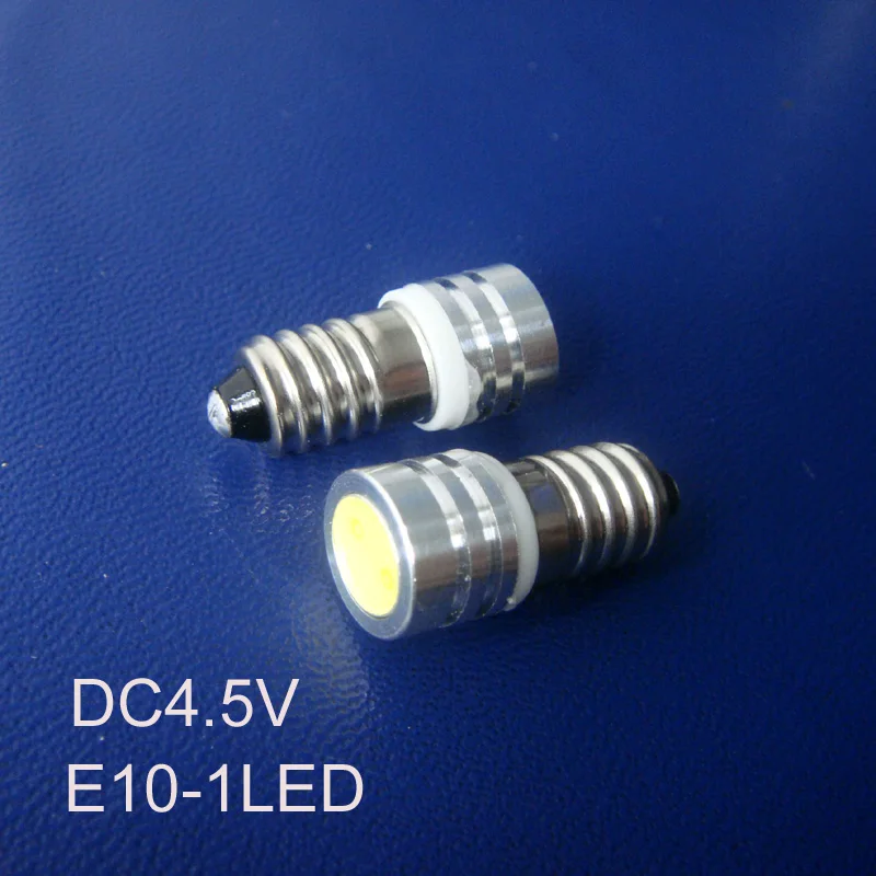 

High quality DC4.5V E10 Led Instrument Light,Led Warning Light ,E10 Led Indicator Light,E10 Led Bulb free shipping 50pcs/lot