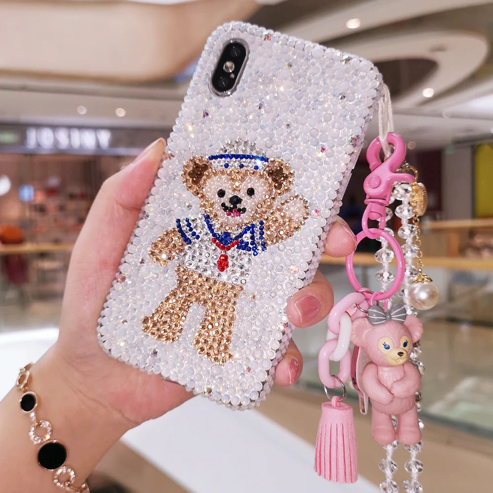 Роскошный чехол для iPhone XS max XR X shellieway милый с бриллиантами 8 8plus 7 7plus 6 6S 6splus +
