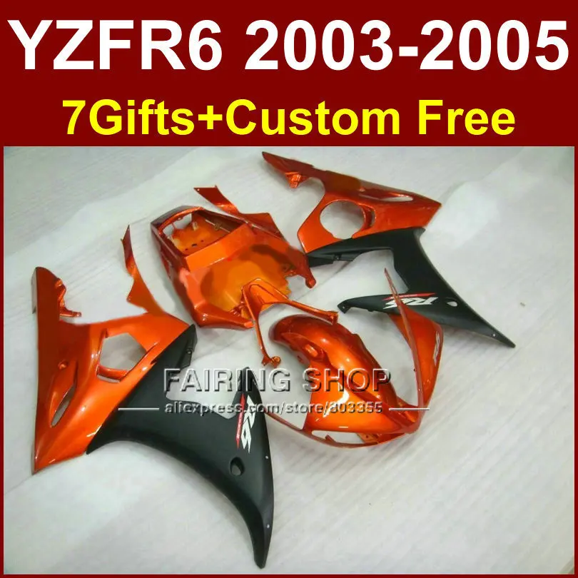 Детали для ремонта кузова EH7 YAMAHA R6 обтекатель комплект 03 04 05 Обтекатели
