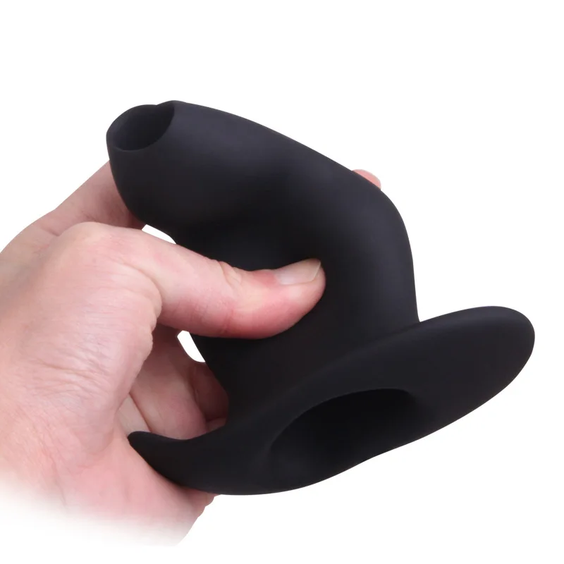 Anal Erotic Toys Peep Anus Hollow Butt Plug Enema For Woman Men Silicone Prostate Massager Gay Sex Equipment |