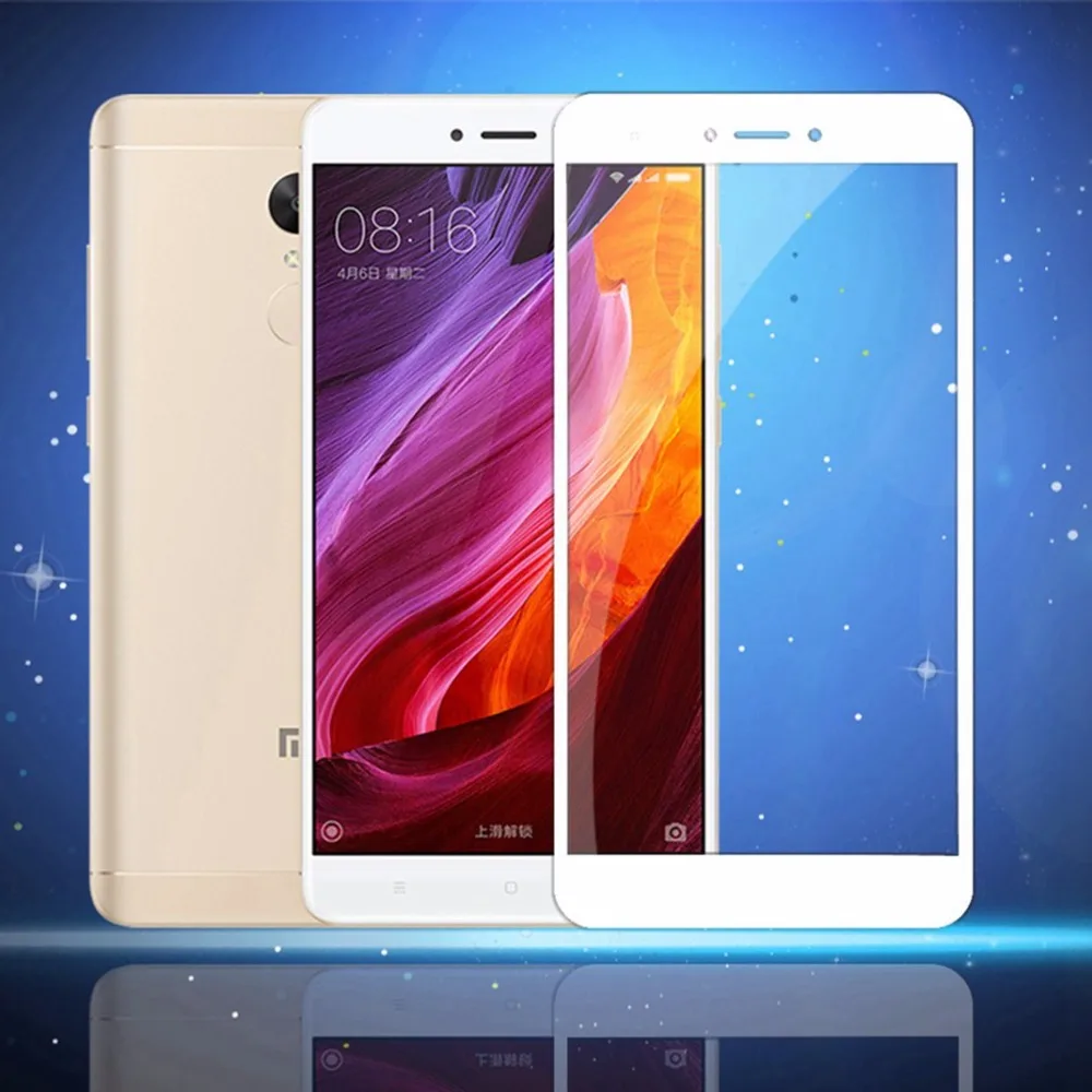 Закаленное стекло с полным покрытием для Xiaomi Redmi Note 4X 4 глобальная версия 2.5D