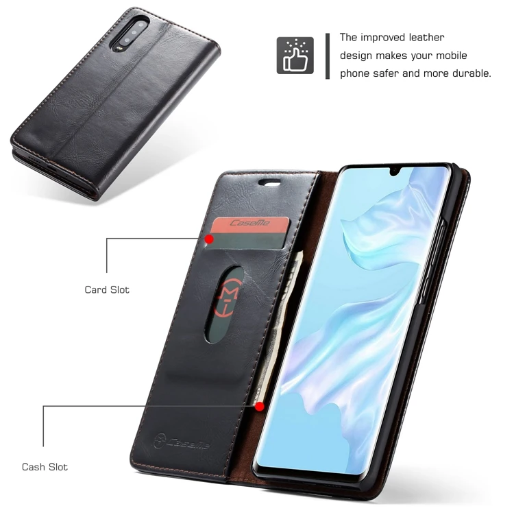 Для Fundas huawei P30 Pro Чехол huawei P30 Lite чехол Роскошный кожаный флип чехол-бумажник для Coque huawei P30 Huwawei P 30 Pro чехол s