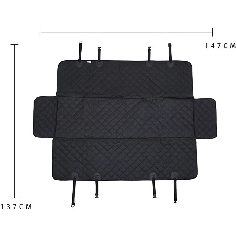 

Washable Pet Hammock Dog Car Travel Carrier Rear Back Seat Car Cover Protector Two-Seat Dog Car Mats Pet Booster Nonslip Seat