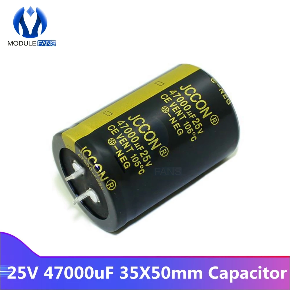 25V 47000 мкФ 35X50mm 35x50 алюминиевый электролитический конденсатор высокая частота низкое сопротивление 35*50mm 35*50mm Diy Электронный