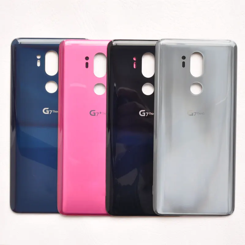 Стеклянная крышка аккумулятора ZUCZUG для LG G7 ThinQ + G710 G710EM задняя корпуса с клеем и