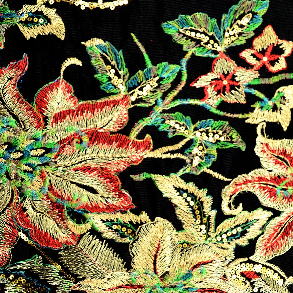 10PCS Gold Phoenix Ethnic Embroidered Patches Applique Fabric Clothing Apparel Sewing for Women Dress Summer Clothes | Дом и сад