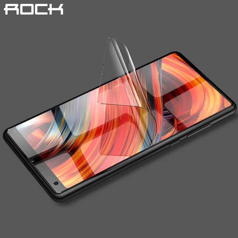 Для Xiaomi Mix 2 протектор экрана ROCK мягкая прозрачная четкая пленка для гидрогеля Mix2