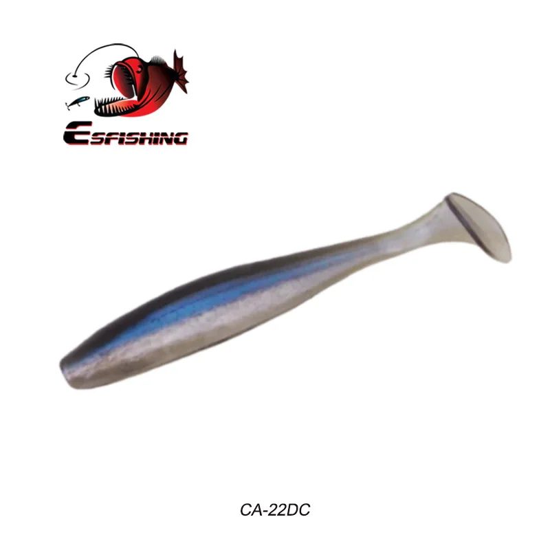 CA22DC Esfishing рыболовные приманки мягкие crazy Easy shiner Shad 50 мм 0,8 г 20 шт. мягкие приманки флэш-воблер Карп весло для рыбалки хвост Iscas - Цвет: CA22DC