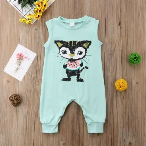 Комбинезон без рукавов для новорожденных девочек | Мать и ребенок