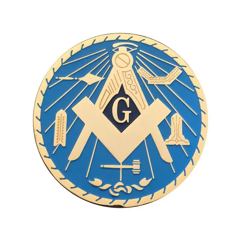 7 Masonc автомобильные эмблемы " бесплатно и принимаются Masons Авто Грузовик мульти мотоцикл наклейка, бейдж, стикер с красным клеем - Цвет: 7