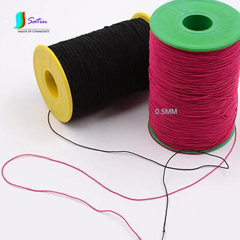 Аксессуары для поделок сделай сам тонкая цветная эластичная лента S0047 с круглым