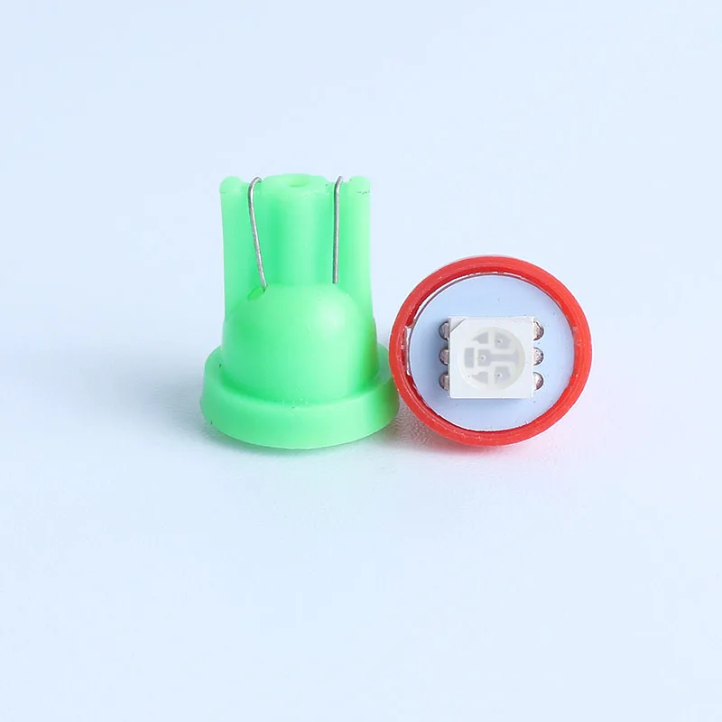 10 шт цветные T10 5050 1SMD 1 LED 194 168 W5W Автомобильные Боковые клиновидные задние лампы