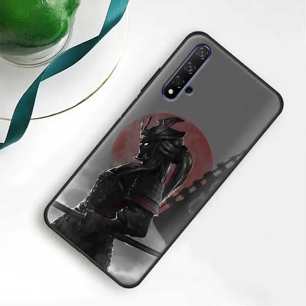 011 Мягкий чехол из ТПУ Samurai для huawei Honor 20 Pro 9 10 20 Lite 7A 7C 7S 8A Pro 8X 8C 8S Черный силиконовый чехол для мобильного телефона s Coque - Цвет: 011