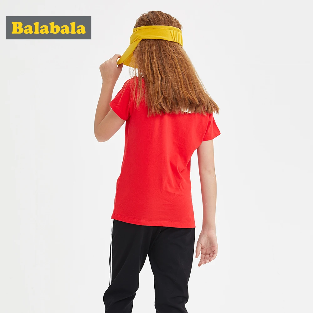 Детский летний спортивный комплект BalabalaGirls футболка из 100% хлопка с принтом и