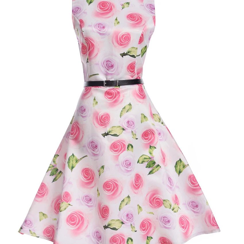 Фирменные платья для мамы и дочки 2017 винтажное весеннее Платье с принтом девочек