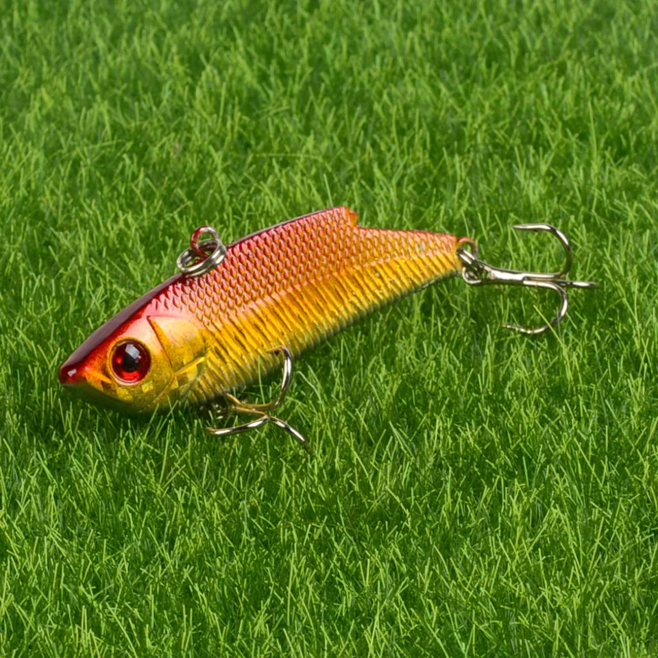 1 шт. твердая приманка VibFishing 5 см 9 6 г deepwater Crankbait Wobblers Isca искусственная для басов