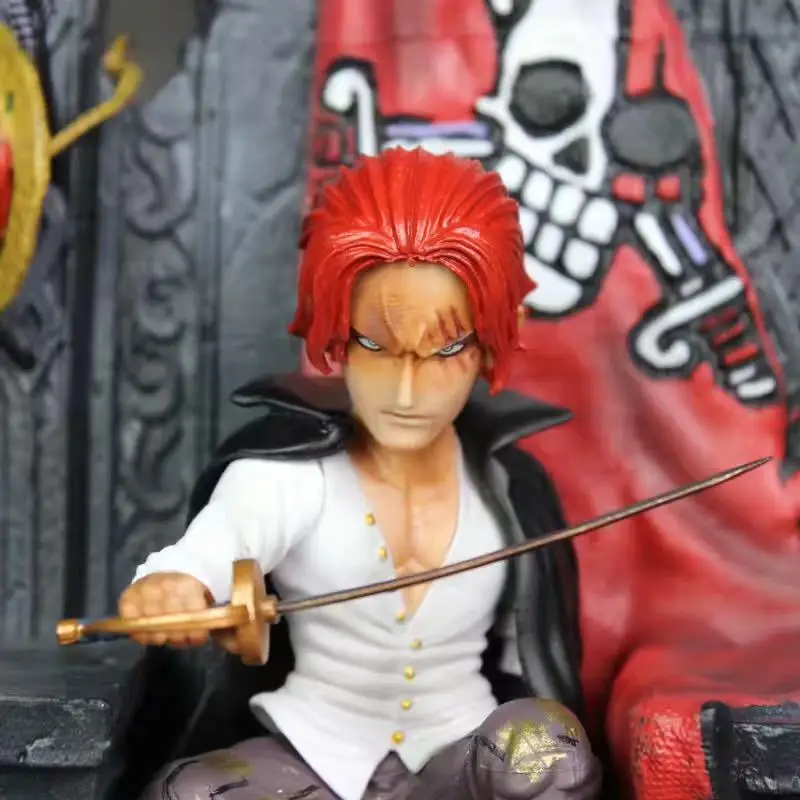 23 см аниме One Piece экшн фигурки фигурка Шанкса Shanks Red Hair игрушки Фигурки модели