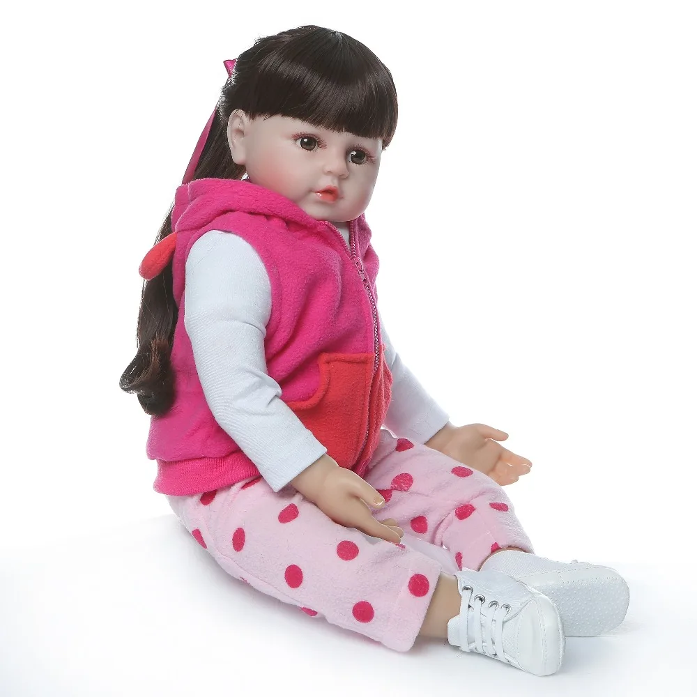 NPK 48 см силиконовые куклы Reborn Baby Alive как настоящая Boneca Одежда для новорожденных