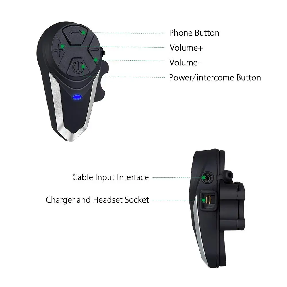 Домофон BT s3 Intercomunicadores de Casco Moto interfano Bluetooth Capacete мотоциклетное переговорное