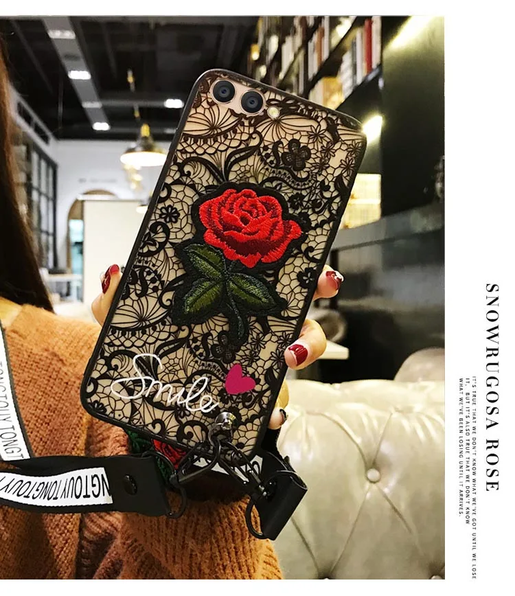 Сексуальный 3D чехол с цветком розы для Huawei Nova 5 5i Pro 4 3 3i 2 2i 2S Nova2 Lite Женская