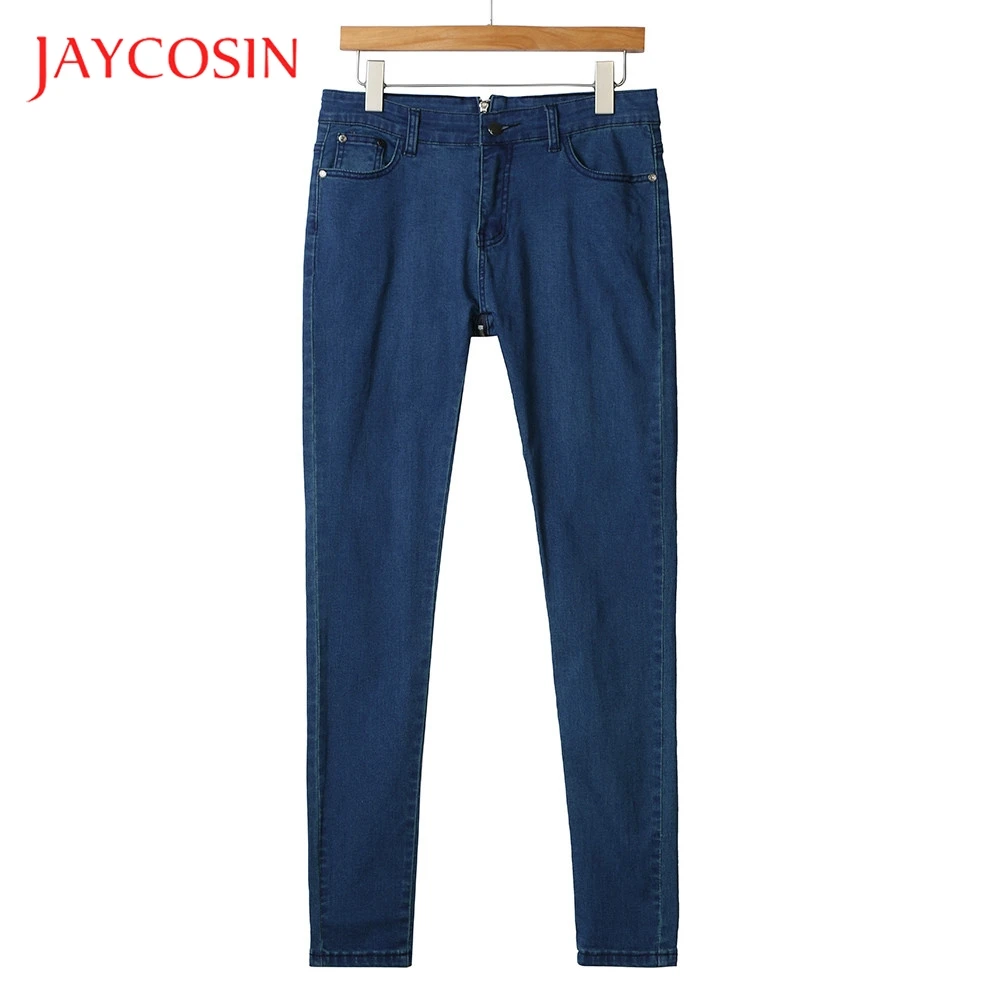 Женские джинсы карандаш JAYCOSIN эластичные облегающие с высокой талией для