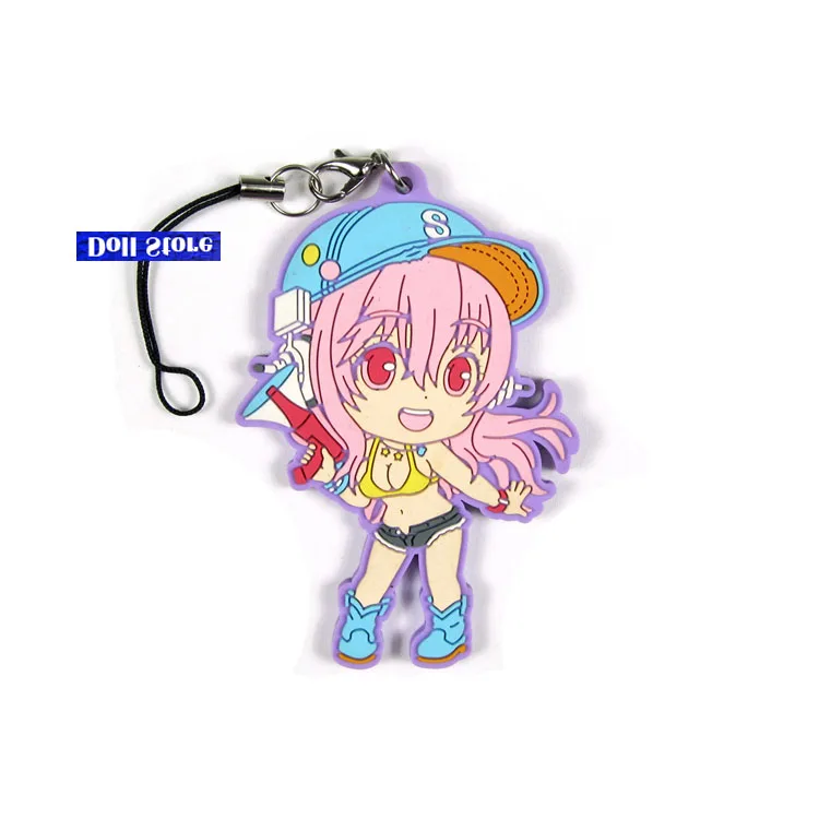 SUPERSONICO оригинальный японский аниме Рисунок резиновый мобильный телефон