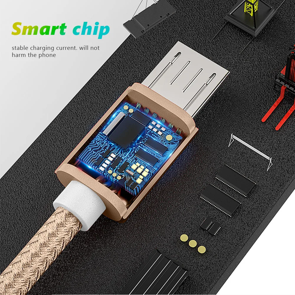CBAOOO Micro USB кабель 3A QC3.0 Быстрый кабель синхронизации данных и зарядки для samsung huawei Xiaomi LG Andriod Microusb Кабели для мобильных телефонов