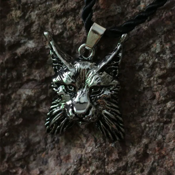1 шт. оптовая продажа кулон в виде рыски стиле викингов мужское ожерелье с головой