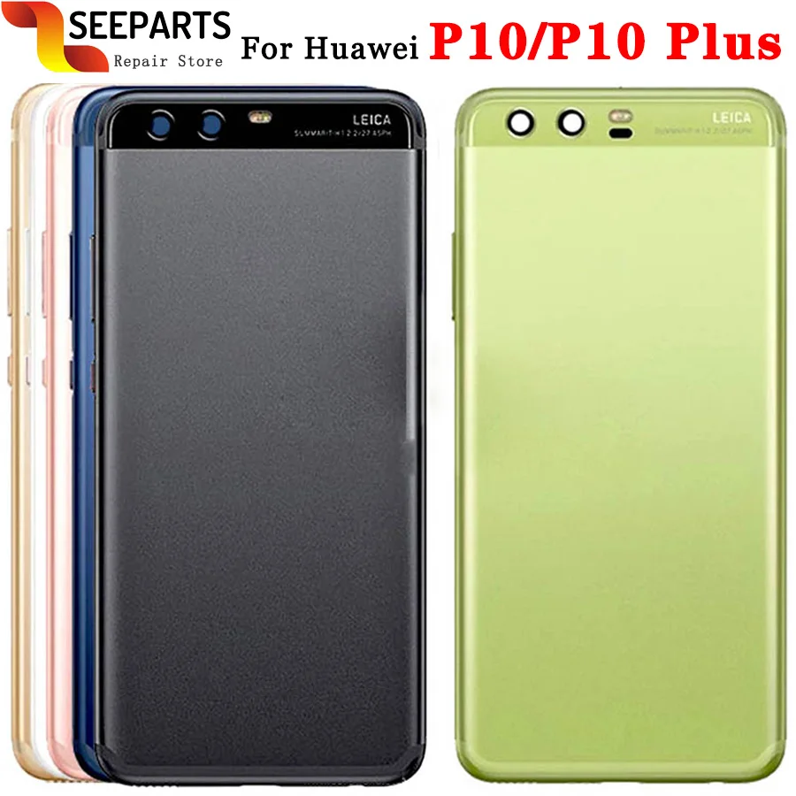 

Задняя крышка батарейного отсека для Huawei P10, задняя крышка корпуса, чехол для 5,1 дюйма для Huawei p10 Plus, сменная Крышка батарейного отсека