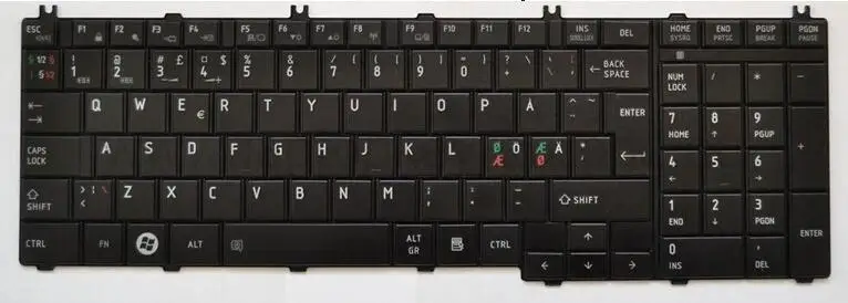 Клавиатура для Toshiba Satellite L650 L655 L670 L675 L750 L755 L770 L775 C650 C655 C660 C665 C670