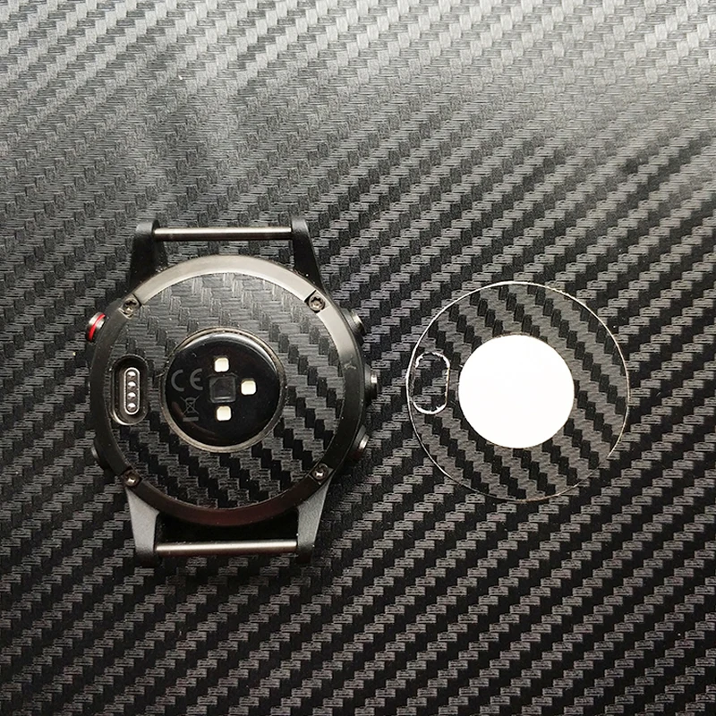 Защитная пленка из закаленного стекла для часов Garmin Fenix 5 углеродного волокна с
